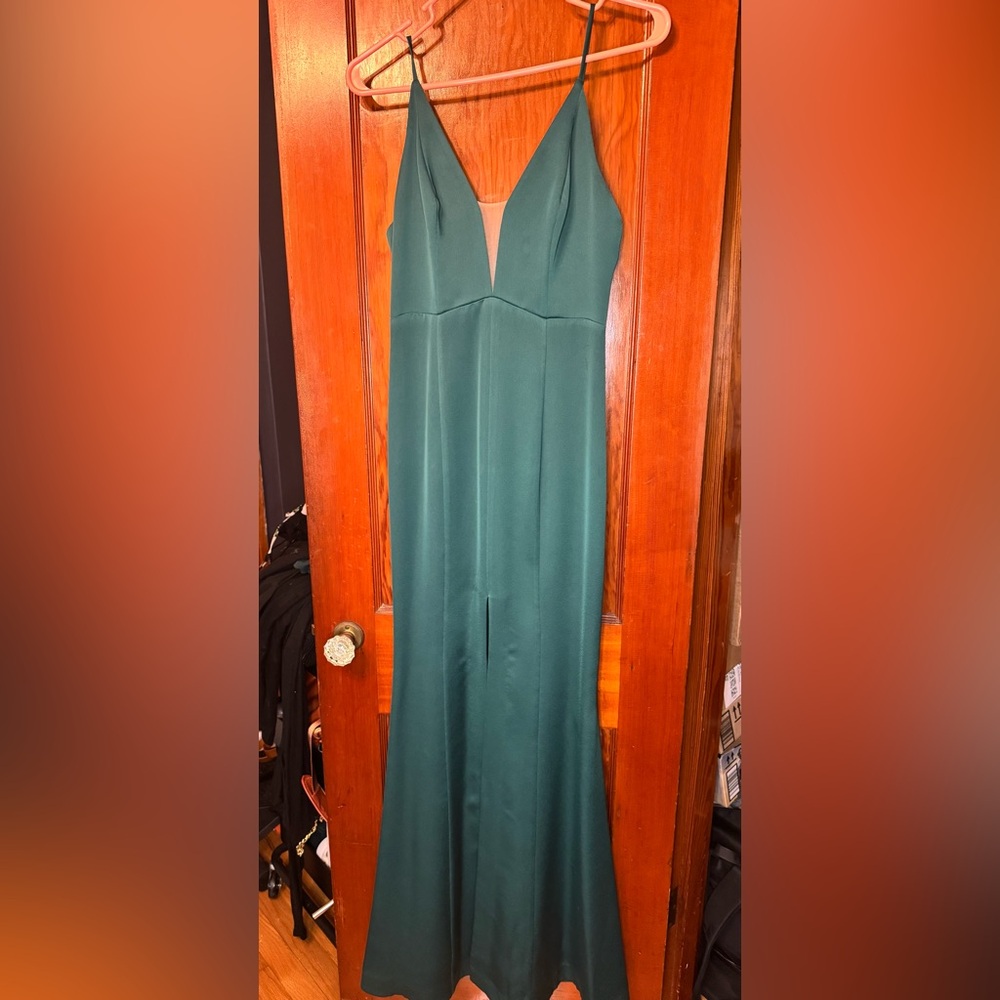 NBD Green Formal Maxi Dress
